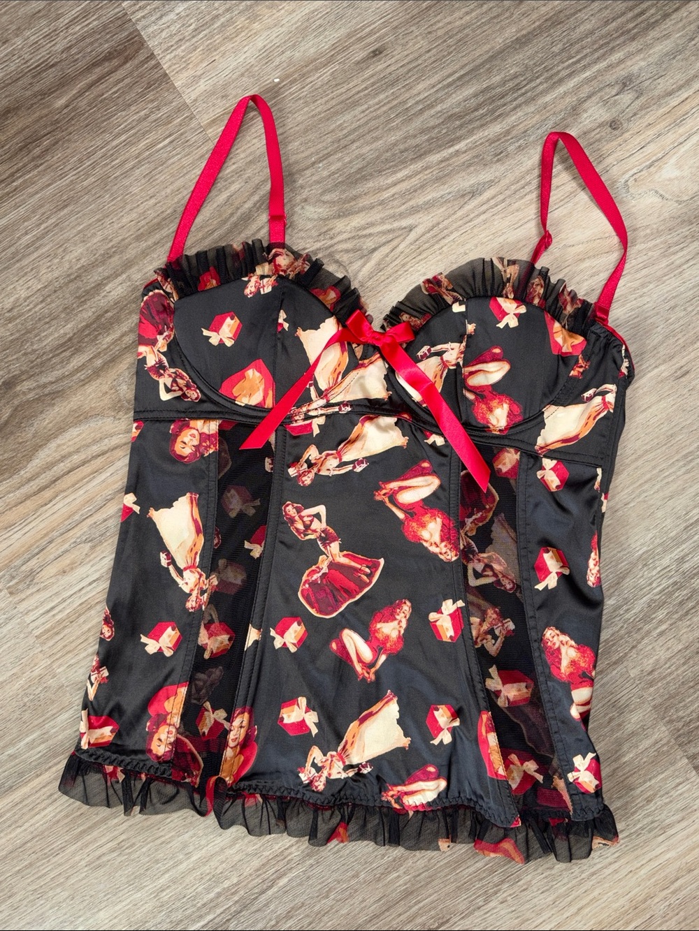 2005 RARE NWT Victoria's Secret Sexy Little Things Pin Up Girl Corset Bustier